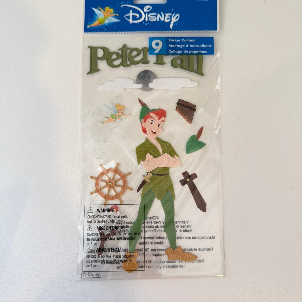 Disney Peter Pan Sticker Collage DJBCM07 NEW